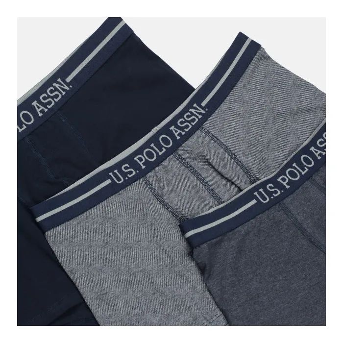Трусы U.S. Polo Assn. 80306 Navy Flam, Navy, Navy Mlg М 3 шт. (8680557255164) изображение 5