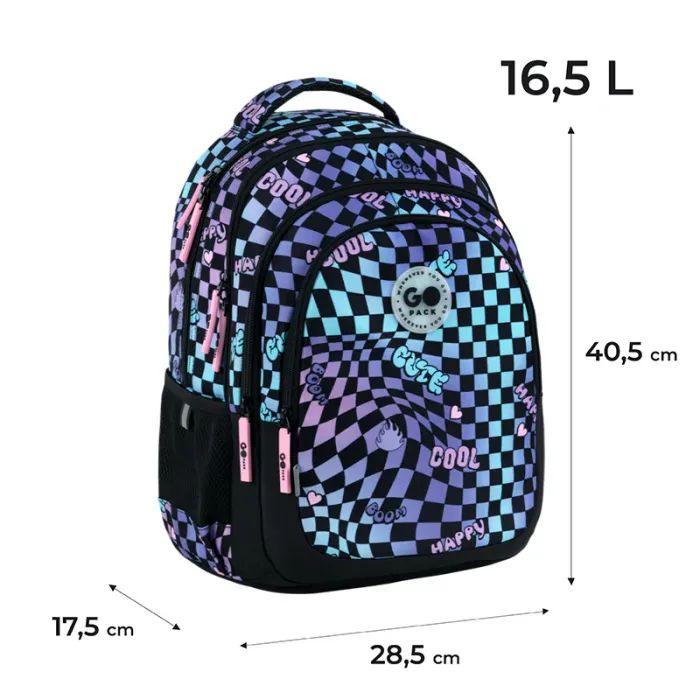 Рюкзак шкільний GoPack Teens 162M-4 (GO26-162M-4) зображення 12