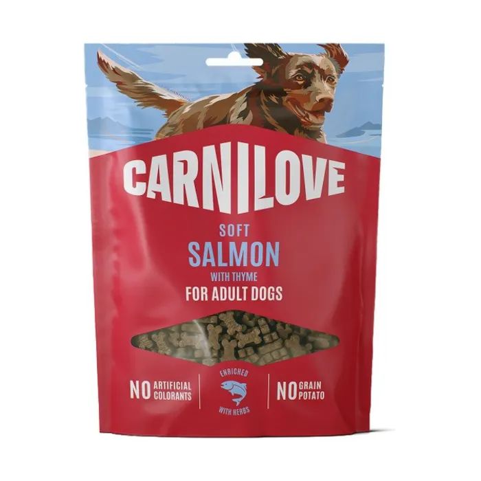 Лакомство для собак Carnilove Soft Snack Salmon with Thyme 200 г (8595602582662)