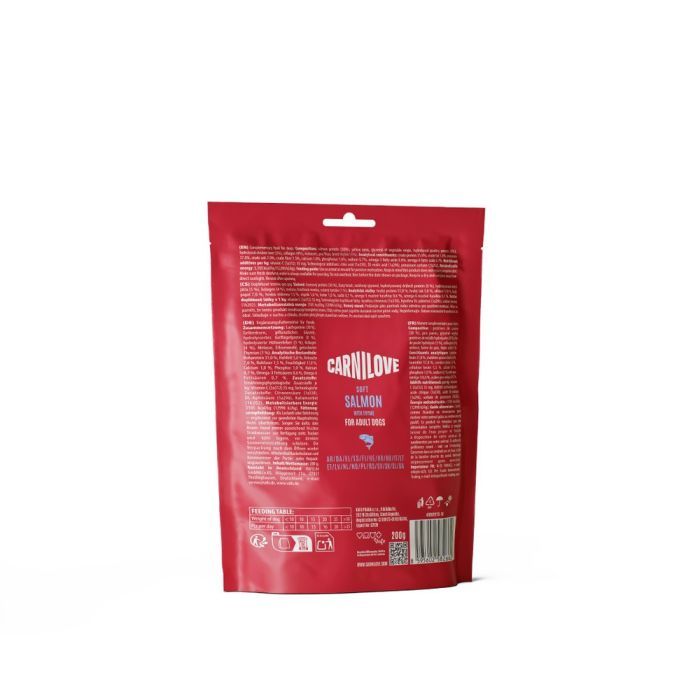 Лакомство для собак Carnilove Soft Snack Salmon with Thyme 200 г (8595602582662) изображение 2