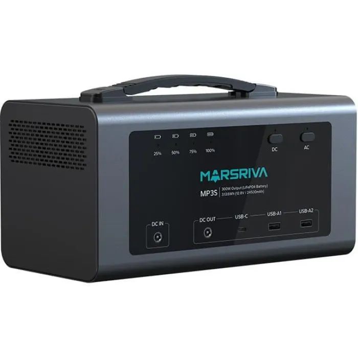 Зарядная станция Marsriva MP3S 300W 313.6Wh LiFePO4 (MP3SV2_MARSRIVA) изображение 3