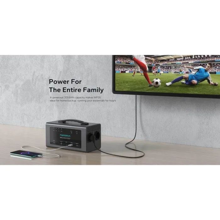 Зарядная станция Marsriva MP3S 300W 313.6Wh LiFePO4 (MP3SV2_MARSRIVA) изображение 5