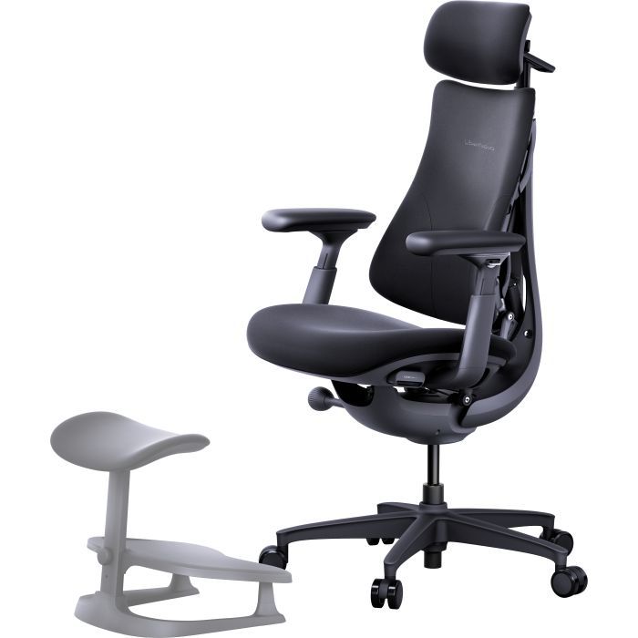 Офісне крісло LiberNovo Omni Midnight Black 48 см (CP-GW-0000015-00-01) зображення 6