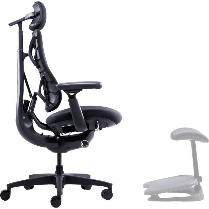 Офісне крісло LiberNovo Omni Midnight Black 48 см (CP-GW-0000015-00-01) зображення 7