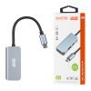 Концентратор 2E USB-C 4-in-1 1xUSB 3.0 + 1xUSB-C PD + HDMI 0.14m gray (2E-W2680) зображення 9