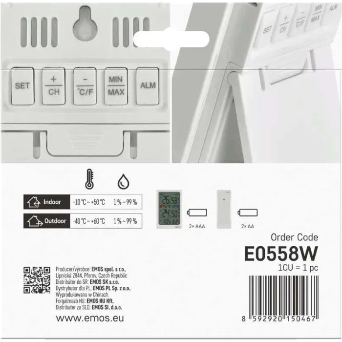 Термо-гигрометр EMOS E0558W изображение 9