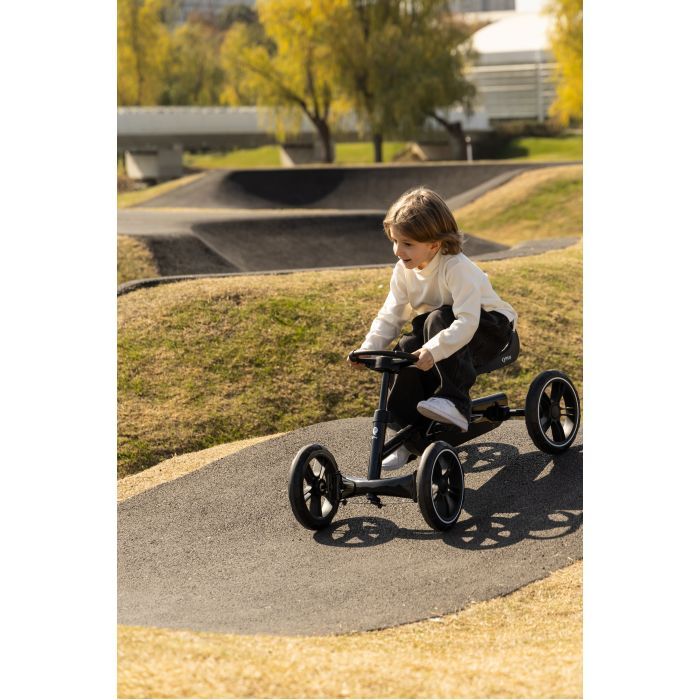 Веломобиль QPlay велокарт дитячий Go Kart Black (GK-01GoKartBlack) изображение 4