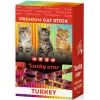 Лакомство для котов Lucky Star Палочка с мясом индейки в шоубоксе 60х5 г (4820281500947)