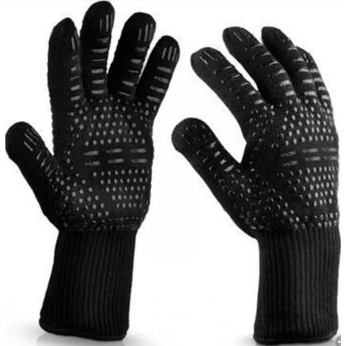 Защитные перчатки Voltronic HFG-800-B, термостойкие, огнеупорные, до 800°C, Black (HFG-800-B)