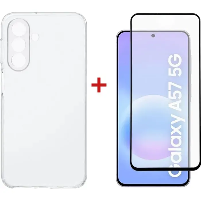 Чехол для мобильного телефона Dengos TPU Cover + Glass Samsung Galaxy A57 Transparent (DG-KM-198)
