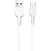 Дата кабель USB 2.0 AM to USB-C 3.0m 2A X20 white HOCO (6957531068976)