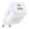 Зарядное устройство Ugreen X514 1xUSB-C PD20W + 1xUSB GaN white (65006) изображение 4