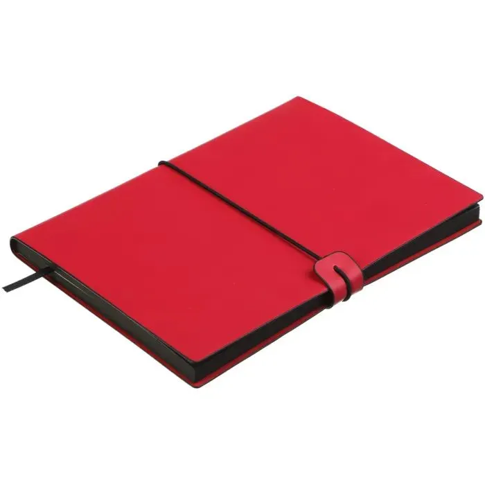 Книга записна Buromax TRAVEL, А5, 96 аркушів, клітинка, червоний (BM.295121-05) зображення 3