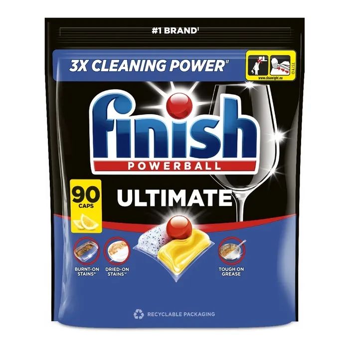 Таблетки для посудомоечных машин Finish Ultimate Лимон 55 шт. (5908252020997)