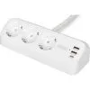 Мережевий фільтр живлення Digitus 3 розетки, 2xUSB-A, 1xUSB-C,1.5м, White (DA-70626) зображення 2