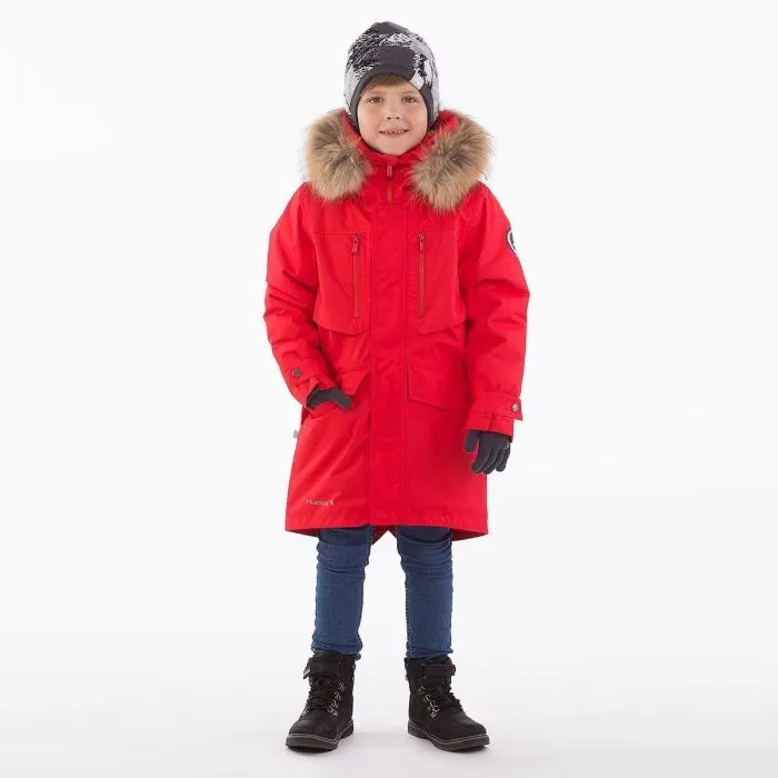Пальто дитяче Huppa DAVID 1 12270120 червоний 70004 116 (4741468888880)