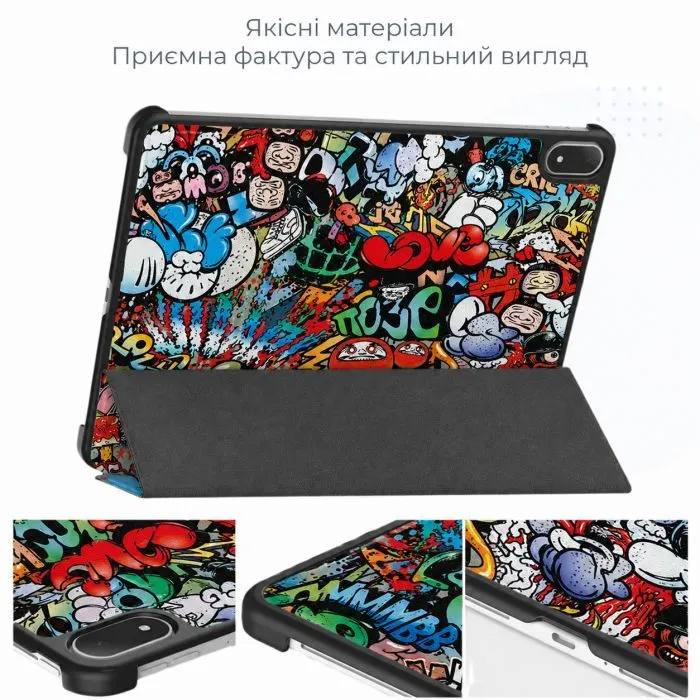 Чохол до планшета BeCover Smart Case Oppo Pad Mini (OPD2515) 8.8" Graffiti (715820) зображення 6