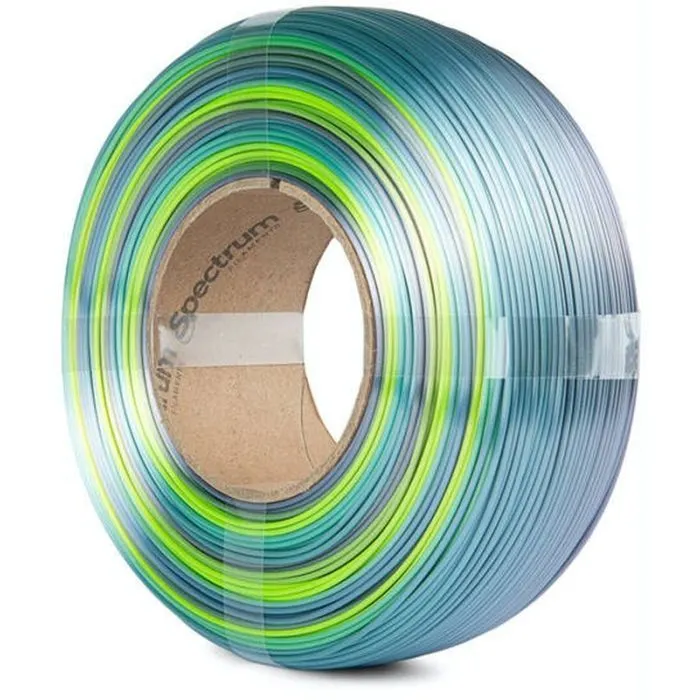 Пластик для 3D-принтера Spectrum PLA Silk Rainbow 1.75mm 1kg ReFill Frost Gloss (81287)