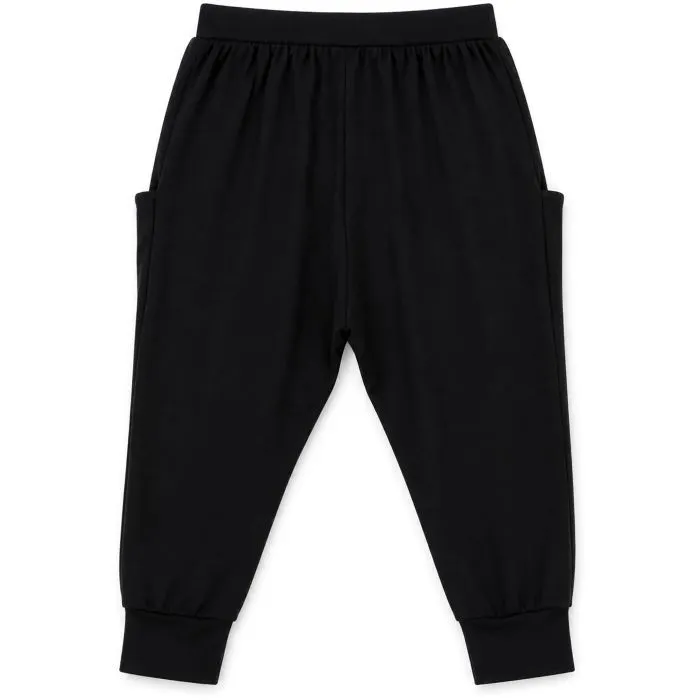Штаны детские Lovetti трикотажные (4434-2-98G-black)