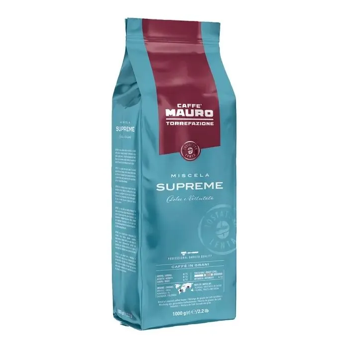 Кава MAURO Supreme в зернах 1 кг (8002530164728)