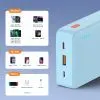Батарея універсальна Baseus Airpow 20000mAh 20W PD/3.0, QC/3.0, blue (P10022804313-00) зображення 10