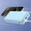 Батарея універсальна Baseus Airpow 20000mAh 20W PD/3.0, QC/3.0, blue (P10022804313-00) зображення 11