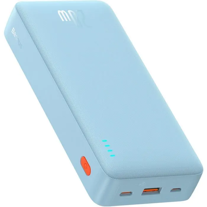 Батарея універсальна Baseus Airpow 20000mAh 20W PD/3.0, QC/3.0, blue (P10022804313-00) зображення 2
