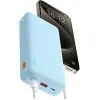 Батарея універсальна Baseus Airpow 20000mAh 20W PD/3.0, QC/3.0, blue (P10022804313-00) зображення 3