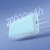 Батарея універсальна Baseus Airpow 20000mAh 20W PD/3.0, QC/3.0, blue (P10022804313-00) зображення 7