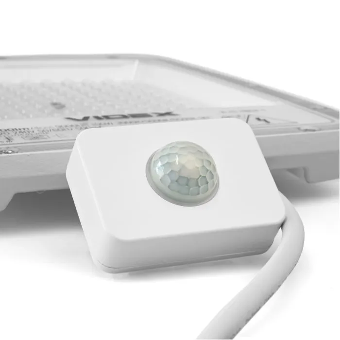 Прожектор Videx F5 100W 3000-5000-6500K з датчиком руху 230V White (VL-F5-100CW-S) зображення 7