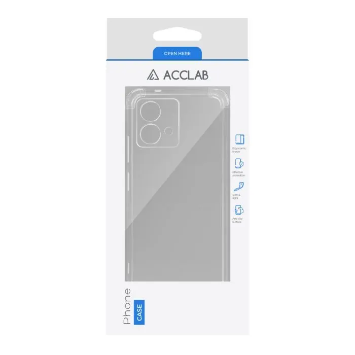 Чохол до мобільного телефона ACCLAB ShockProof Motorola Moto G84 Transparent (1283126587986) зображення 2