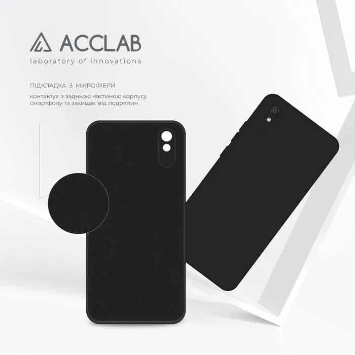 Чохол до мобільного телефона ACCLAB SoftShell Xiaomi Redmi 9A Black (1283126552991) зображення 5