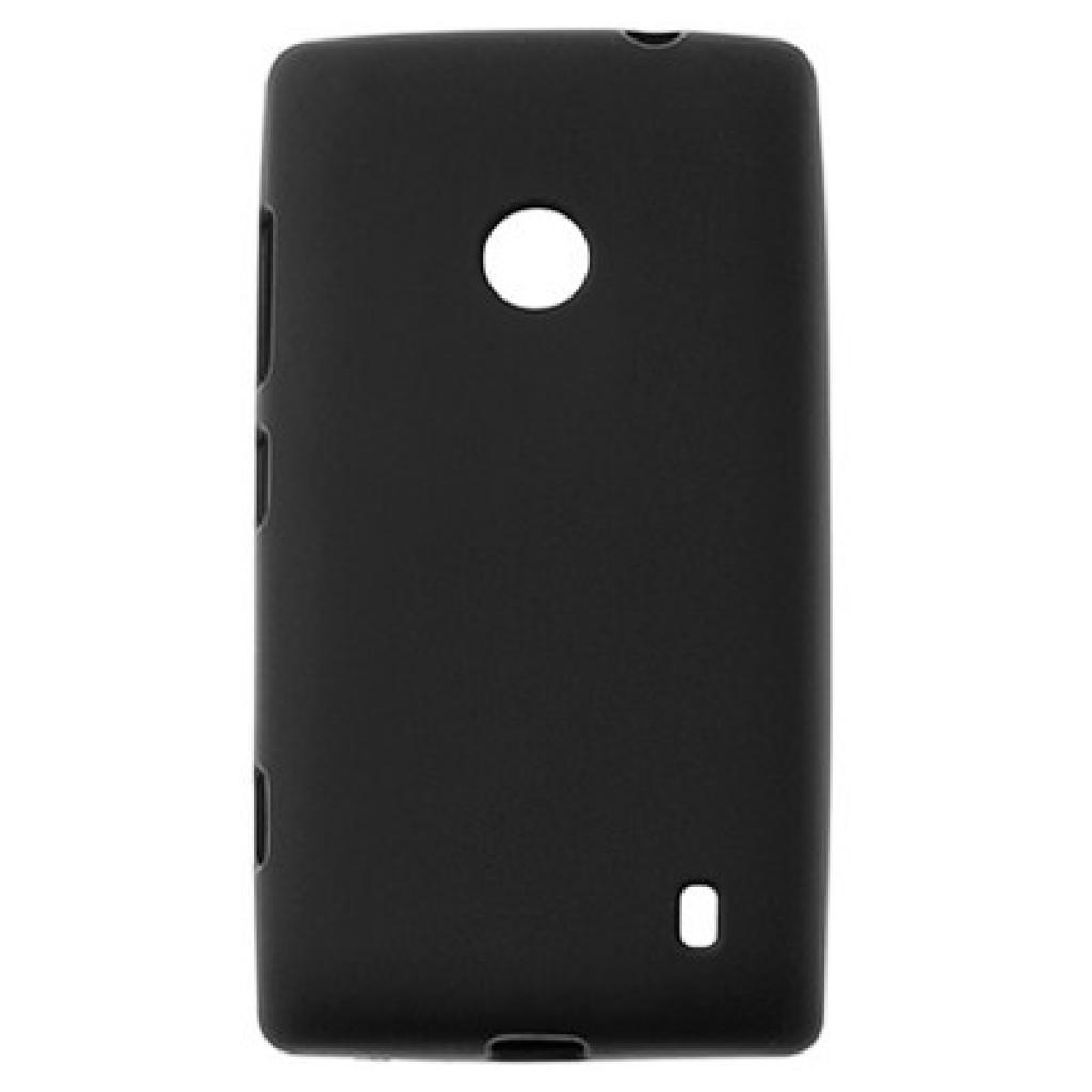 Чехол для мобильного телефона Drobak для NOKIA 520 Lumia /Elastic PU/Black (216359)