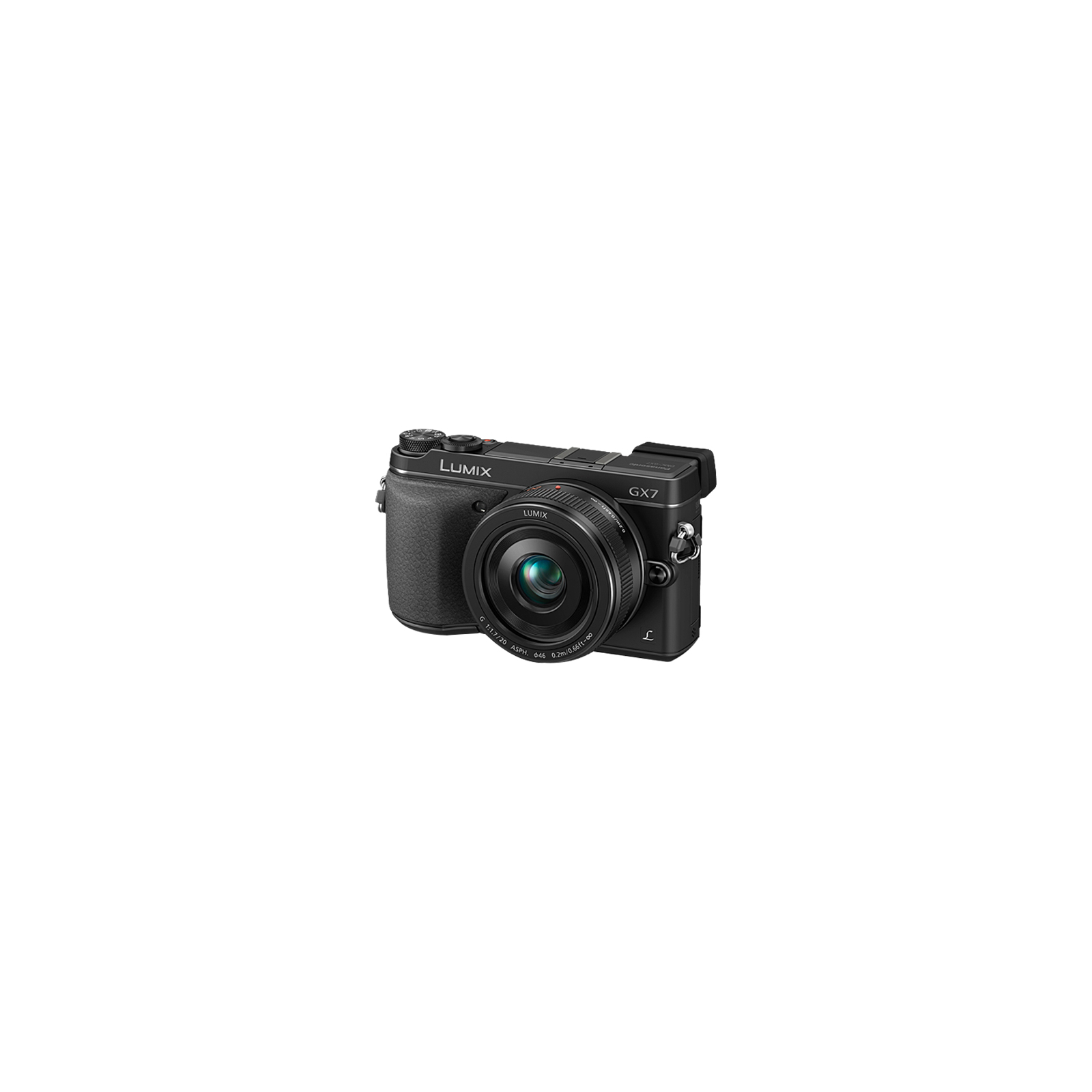 Цифровий фотоапарат Panasonic DMC-GX7 Kit 20mm Black (DMC-GX7CEE-K) зображення 6
