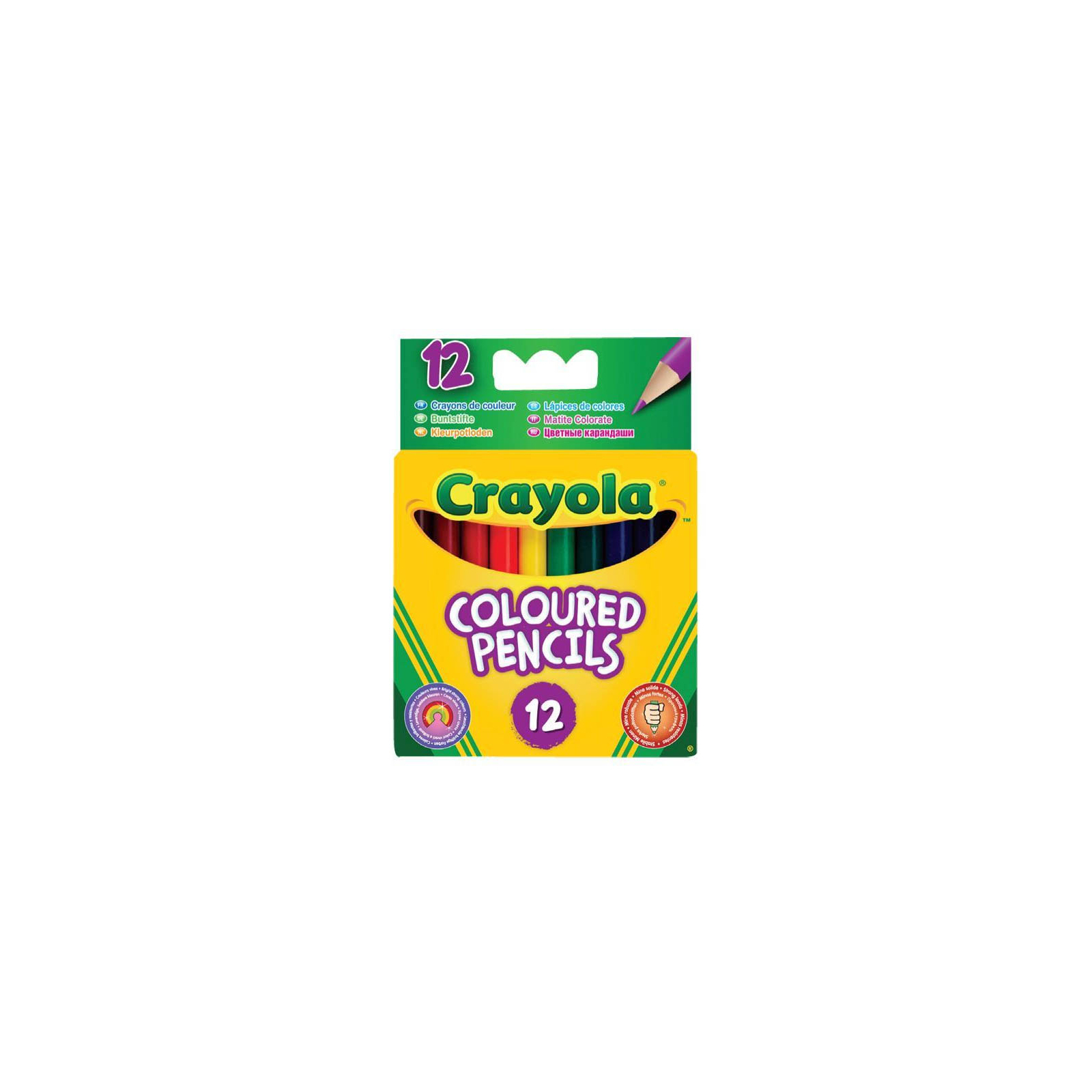Олівці кольорові Crayola 12 шт (4112)