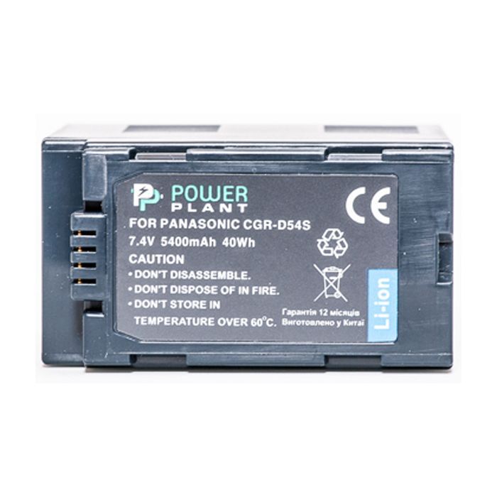 Аккумулятор к фото/видео PowerPlant Panasonic CGA-D54S (DV00DV1249) изображение 2