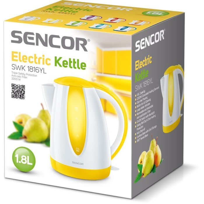 Електрочайник Sencor SWK 1816 YL (SWK1816YL) зображення 2