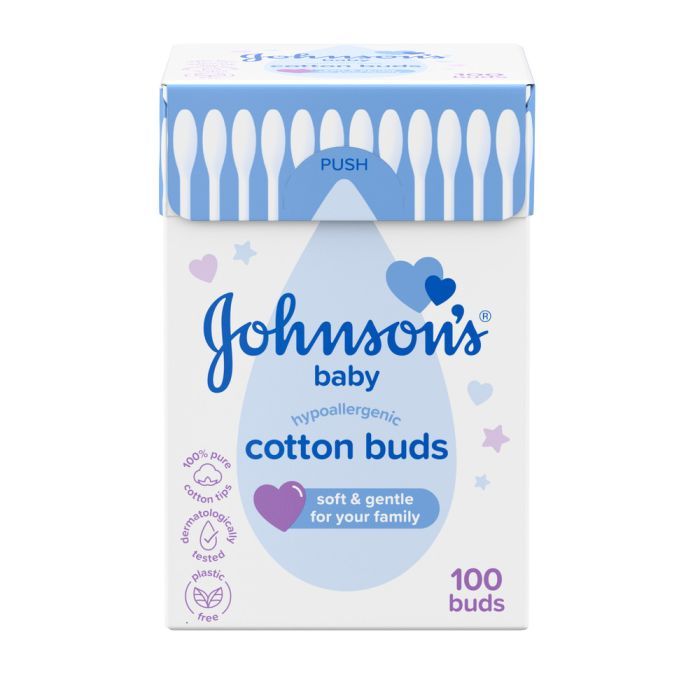 Ватні палички Johnson’s baby 100 шт (3574661440460)