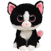 М'яка іграшка Ty Черный кот Pepper, 15 см (36038)