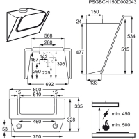 Вытяжка кухонная Electrolux EFV 80465 OW (EFV80465OW) изображение 2
