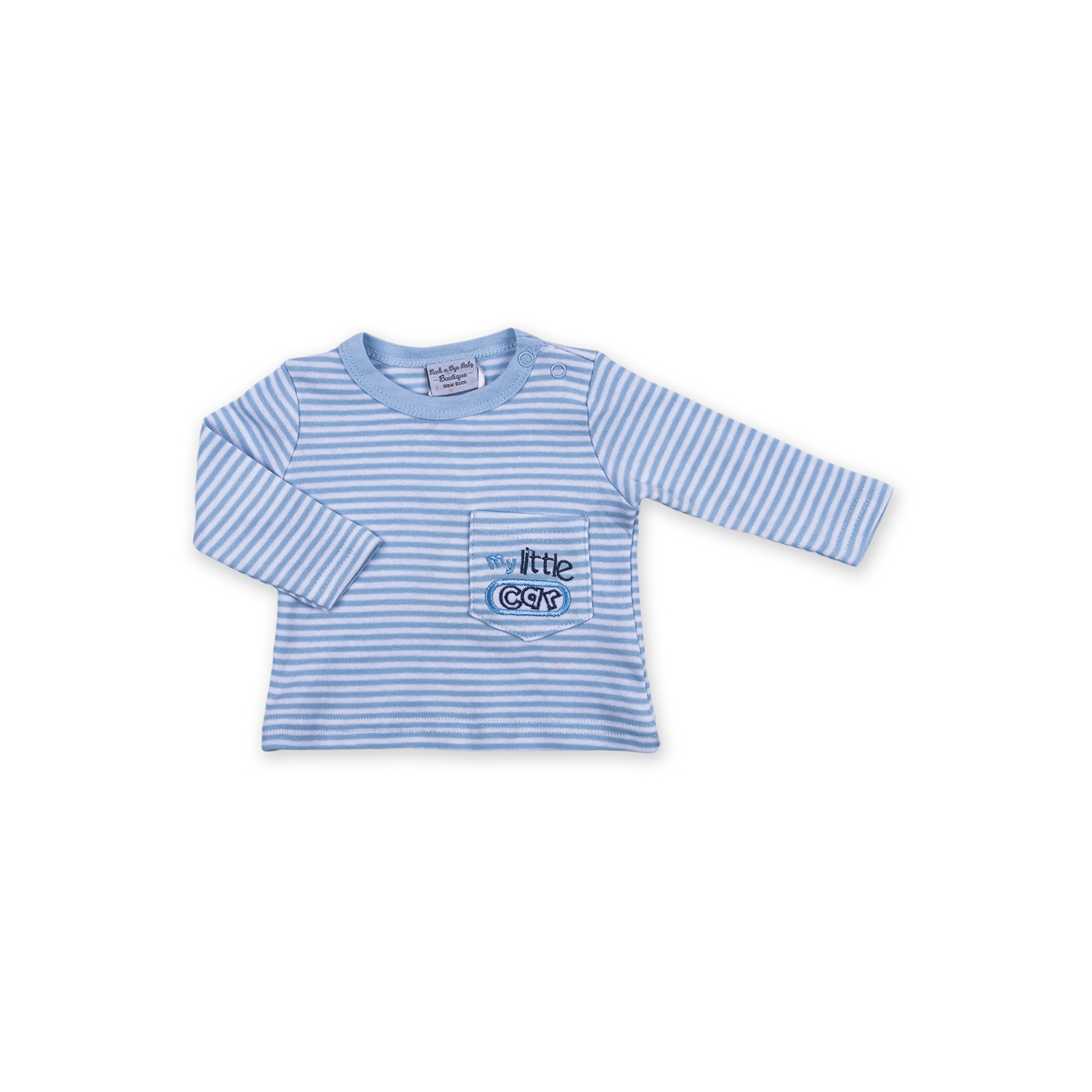 Набір дитячого одягу Luvena Fortuna велюровий блакитний c капюшоном (EP6206.0-3) зображення 2