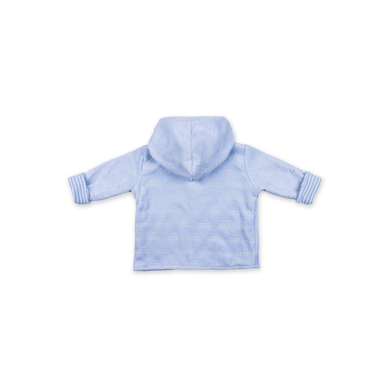 Набор детской одежды Luvena Fortuna велюровый голубой c капюшоном (EP6206.0-3) изображение 3