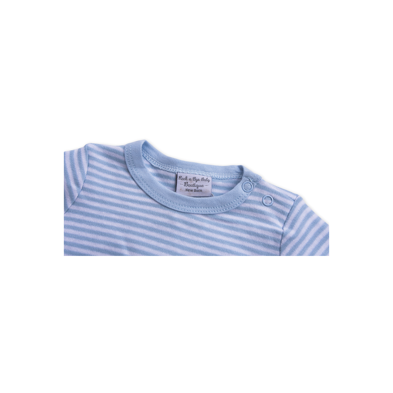 Набір дитячого одягу Luvena Fortuna велюровий блакитний c капюшоном (EP6206.0-3) зображення 4