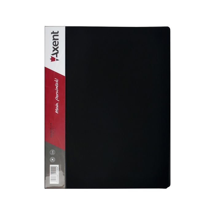 Папка-скоросшиватель Axent А4, black (1304-01-А)