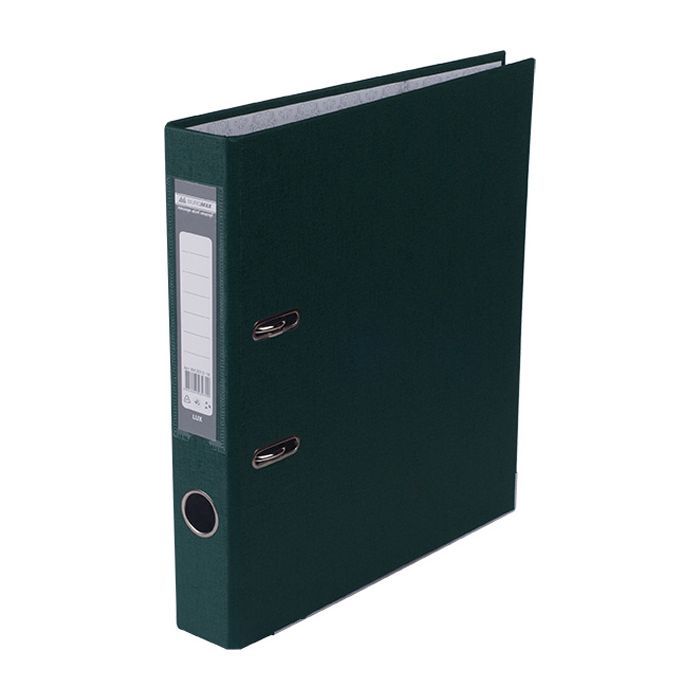 Папка - регистратор Buromax А4, 50мм, JOBMAX PP, dark green, built-up (BM.3012-16c)