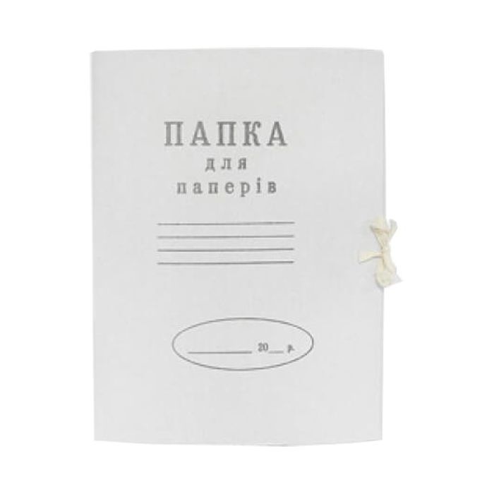 Папка на зав'язках Buromax А4, carton 0,4мм (single cut) (BM.3357)