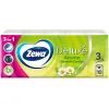 Салфетки косметические Zewa Deluxe Ромашка 3 слоя 10 шт х 10 пачек (7322540098846)