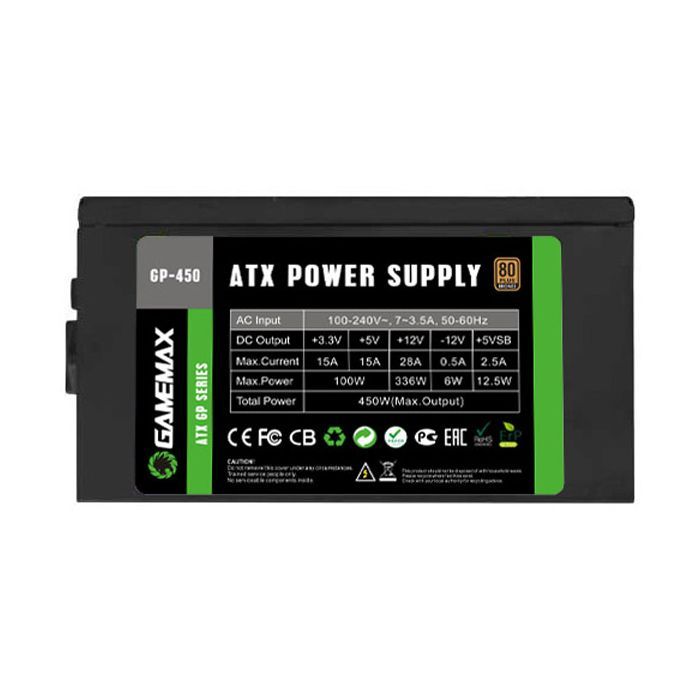 Блок питания Gamemax 450W (GP-450) изображение 4