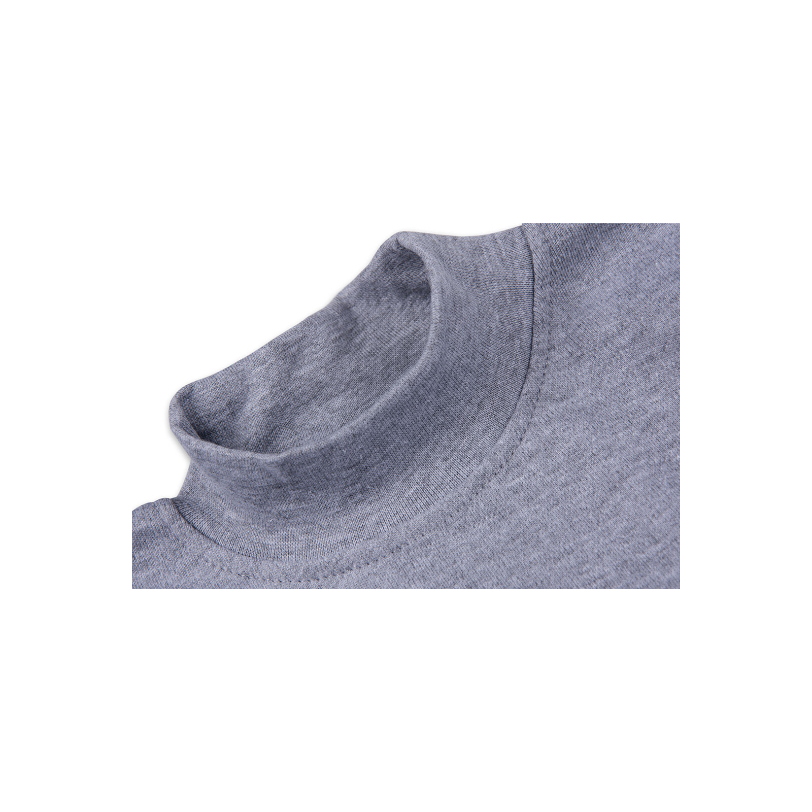 Кофта Lovetti водолазка серая меланжевая (1012-116-gray) изображение 3