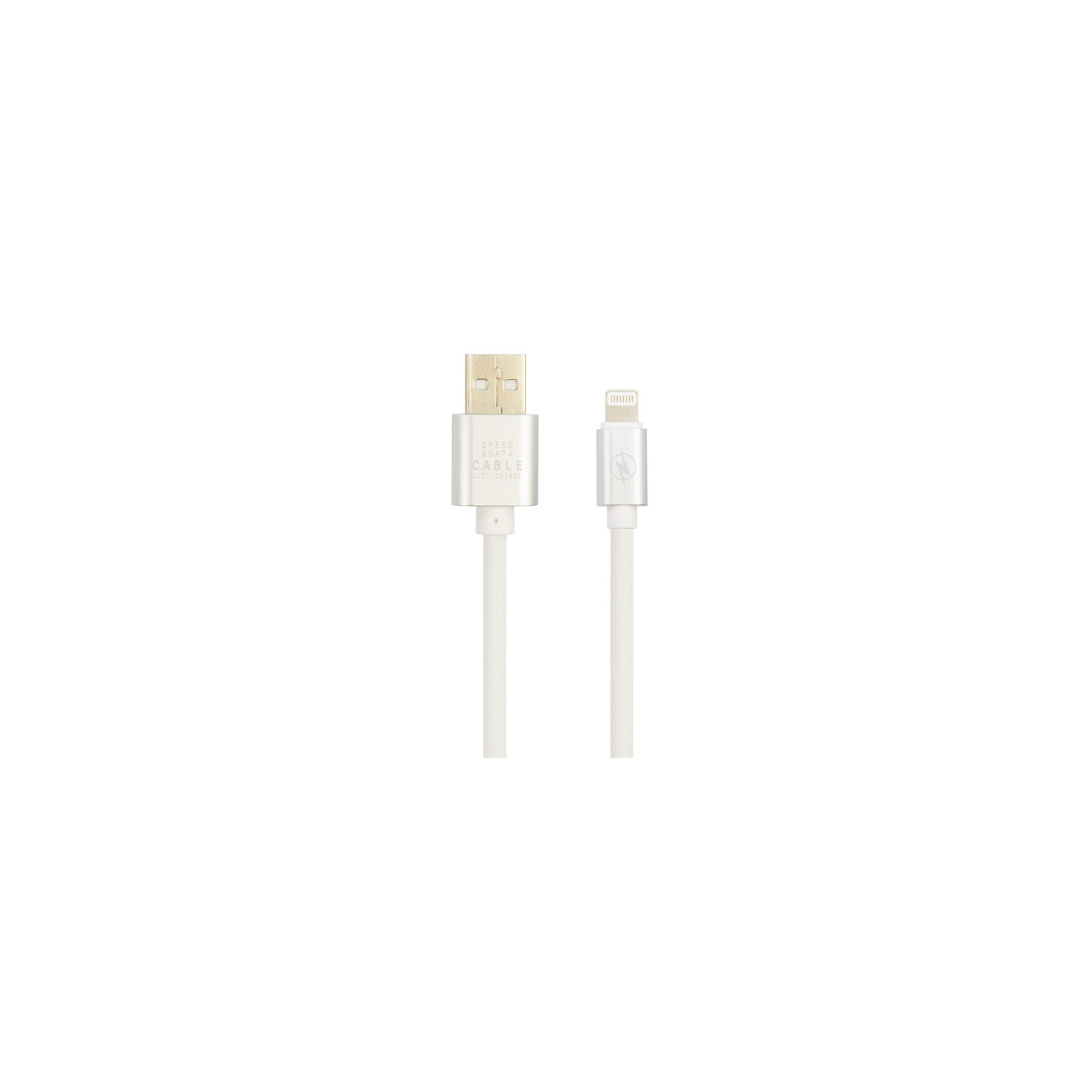Дата кабель USB 2.0 AM to Lightning 1.0m White Mobiking (50735)